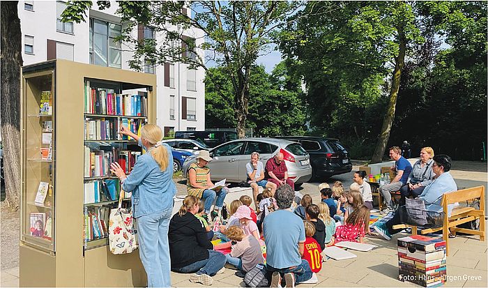 Der Offene Bücherschrank (Foto: Hans-Jürgen Greve)